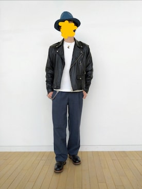 「UNITED ARROWS LTD. OUTLET（ユナイテッドアローズアウトレット）のアイテム」を使った、MAKENさん（メンズ・172cm）の秋コーディネート