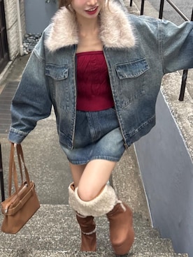 「RAY CASSIN（レイカズン）のアイテム」を使った、RAYCASSIN_officialさん（レディース・155cm）の秋コーディネート