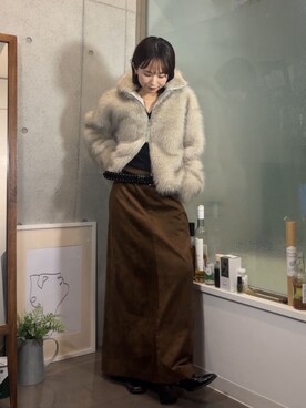 「RAY CASSIN（レイカズン）のアイテム」を使った、RAYCASSIN_officialさん（レディース・152cm）の秋コーディネート