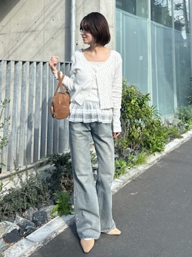 「RAY CASSIN（レイカズン）のアイテム」を使った、RAYCASSIN_officialさん（レディース・152cm）の春コーディネート