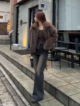 「アイテム（ブルゾン）」を使った、RAYCASSIN_officialさん（レディース・158cm）の秋コーディネート