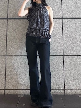 「RAY CASSIN（レイカズン）のアイテム」を使った、RAYCASSIN_officialさん（レディース・159cm）の夏コーディネート