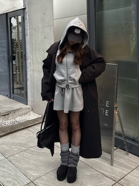 RAYCASSIN_officialさん（骨格ストレート・レディース・158cm）の冬コーディネート