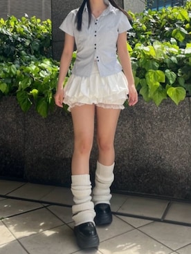 「RAY CASSIN（レイカズン）のアイテム（トップス）」を使った、RAYCASSIN_officialさん（レディース・159cm）の春コーディネート