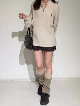 「アイテム（レッグウォーマー）」を使った、RAYCASSIN_officialさん（レディース・159cm）の秋コーディネート