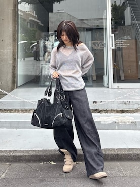 「RAY CASSIN（レイカズン）のアイテム（バッグ）」を使った、RAYCASSIN_officialさん（レディース・160cm）の夏コーディネート