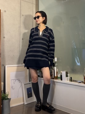 「RAY CASSIN（レイカズン）のアイテム」を使った、RAYCASSIN_officialさん（レディース・152cm）の秋コーディネート