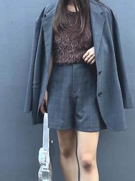 「RAY CASSIN（レイカズン）のアイテム（テーラードジャケット）」を使った、RAYCASSIN_officialさん（レディース・157cm）の秋コーディネート