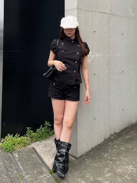 「RAY CASSIN（レイカズン）のアイテム」を使った、RAYCASSIN_officialさん（レディース・158cm）の夏コーディネート