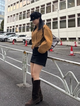 「RAY CASSIN（レイカズン）のアイテム」を使った、RAYCASSIN_officialさん（レディース・160cm）の春コーディネート