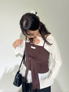 「RAY CASSIN（レイカズン）のアイテム」を使った、RAYCASSIN_officialさん（レディース・159cm）の秋コーディネート