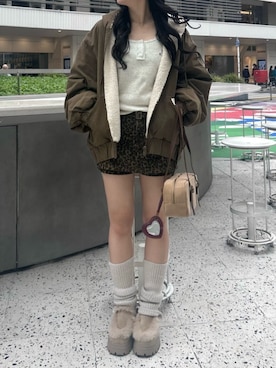 「RAY CASSIN（レイカズン）のアイテム」を使った、RAYCASSIN_officialさん（レディース・159cm）の秋コーディネート