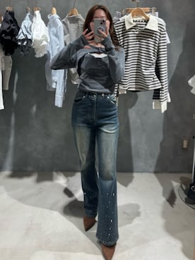 「RAY CASSIN（レイカズン）のアイテム」を使った、RAYCASSIN_officialさん（レディース・156cm）の春コーディネート