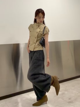「RAY CASSIN（レイカズン）のアイテム（パンツ）」を使った、RAYCASSIN_officialさん（レディース・161cm）の秋コーディネート
