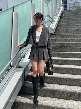 「アイテム（その他アウター）」を使った、RAYCASSIN_officialさん（骨格ストレート・レディース・160cm）の秋コーディネート