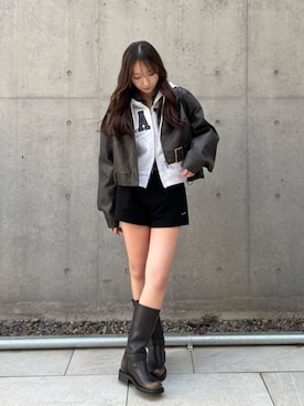 「RAY CASSIN（レイカズン）のアイテム」を使った、RAYCASSIN_officialさん（レディース・158cm）の冬コーディネート