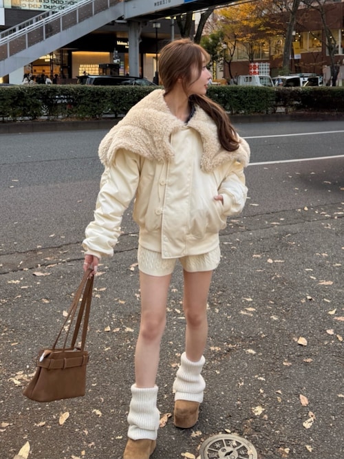 ケーブルショートパンツ