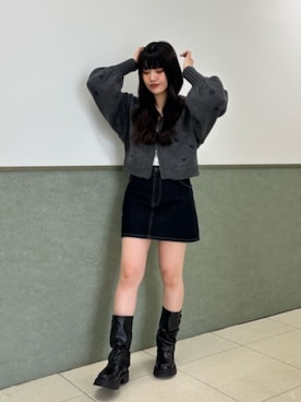 RAY CASSINのスカート（ブルー系）を使った人気ファッション