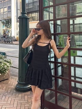 「RAY CASSIN（レイカズン）のアイテム」を使った、RAYCASSIN_officialさん（レディース・155cm）の春コーディネート