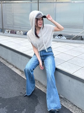 「RAY CASSIN（レイカズン）のアイテム（帽子）」を使った、RAYCASSIN_officialさん（レディース・152cm）の秋コーディネート