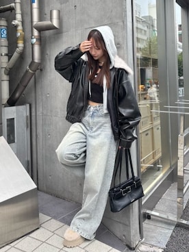 「アイテム（その他シューズ）」を使った、RAYCASSIN_officialさん（レディース・158cm）の秋コーディネート