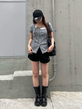 「RAY CASSIN（レイカズン）のアイテム」を使った、RAYCASSIN_officialさん（レディース・158cm）の春コーディネート