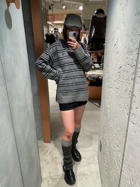 「アイテム（レッグウェア）」を使った、RAYCASSIN_officialさん（レディース・171cm）の秋コーディネート