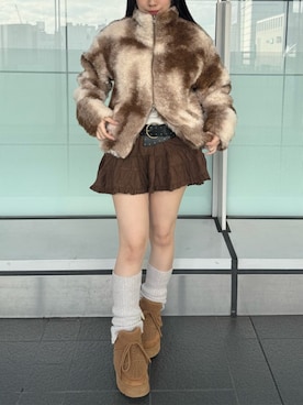 「RAY CASSIN（レイカズン）のアイテム」を使った、RAYCASSIN_officialさん（レディース・151cm）の秋コーディネート