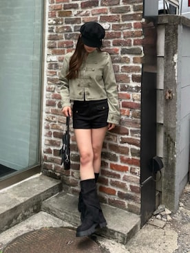 「RAY CASSIN（レイカズン）のアイテム（ジャケット/アウター）」を使った、RAYCASSIN_officialさん（レディース・158cm）の夏コーディネート