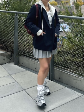 「RAY CASSIN（レイカズン）のアイテム（テーラードジャケット）」を使った、RAYCASSIN_officialさん（レディース・157cm）の冬コーディネート