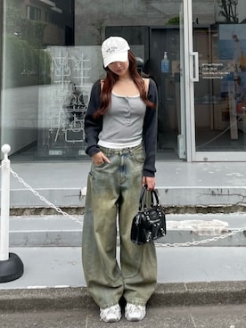 「RAY CASSIN（レイカズン）のアイテム」を使った、RAYCASSIN_officialさん（レディース・158cm）の春コーディネート