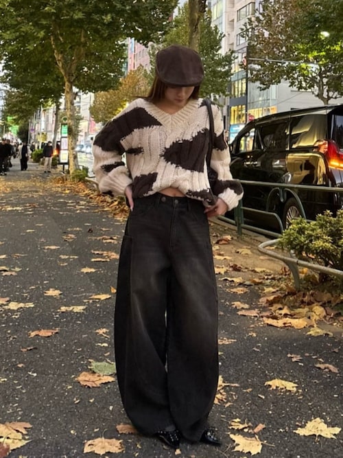 デザイン切替デニム