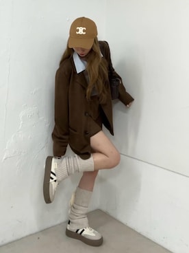 「アイテム（その他アウター）」を使った、RAYCASSIN_officialさん（レディース・155cm）の秋コーディネート