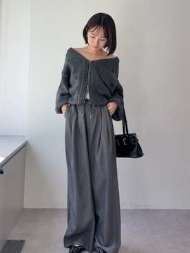 「RAY CASSIN（レイカズン）のアイテム」を使った、RAYCASSIN_officialさん（レディース・152cm）の秋コーディネート