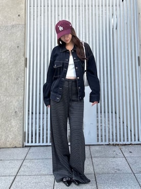 「RAY CASSIN（レイカズン）のアイテム（ジャケット/アウター）」を使った、RAYCASSIN_officialさん（レディース・158cm）の春コーディネート