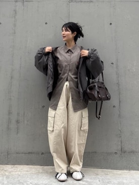 「RAY CASSIN（レイカズン）のアイテム（トップス）」を使った、RAYCASSIN_officialさん（レディース・160cm）の春コーディネート