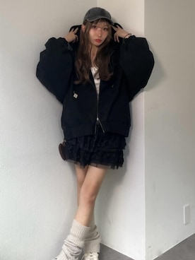 「RAY CASSIN（レイカズン）のアイテム」を使った、RAYCASSIN_officialさん（レディース・155cm）の秋コーディネート