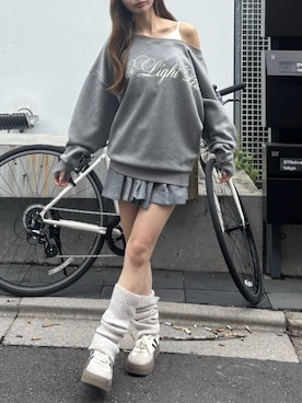 「アイテム（レッグウォーマー）」を使った、RAYCASSIN_officialさん（レディース・155cm）の秋コーディネート