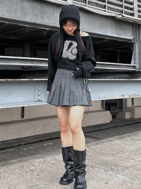 「RAY CASSIN（レイカズン）のアイテム（帽子）」を使った、RAYCASSIN_officialさん（レディース・157cm）の秋コーディネート