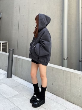 「アイテム（レッグウォーマー）」を使った、RAYCASSIN_officialさん（レディース・158cm）の秋コーディネート