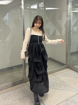 「RAY CASSIN（レイカズン）のアイテム（ワンピース/ドレス）」を使った、RAYCASSIN_officialさん（レディース・157cm）の秋コーディネート
