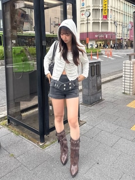 「RAY CASSIN（レイカズン）のアイテム（パンツ）」を使った、RAYCASSIN_officialさん（レディース・159cm）の夏コーディネート