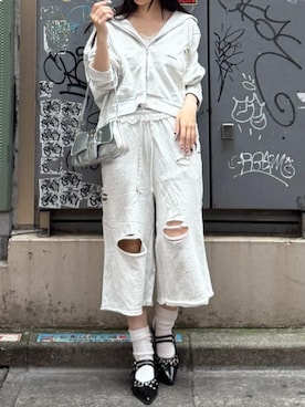 「RAY CASSIN（レイカズン）のアイテム（パンツ）」を使った、RAYCASSIN_officialさん（レディース・151cm）の秋コーディネート