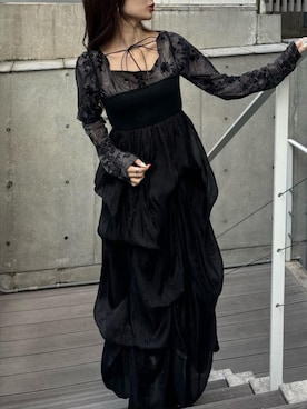 「RAY CASSIN（レイカズン）のアイテム（ワンピース/ドレス）」を使った、RAYCASSIN_officialさん（レディース・155cm）の冬コーディネート