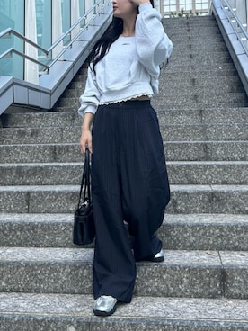 「RAY CASSIN（レイカズン）のアイテム」を使った、RAYCASSIN_officialさん（レディース・159cm）の秋コーディネート