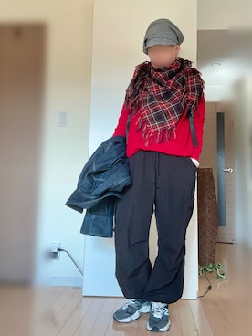 「アイテム（キャスケット）」を使った、kiimaさん（レディース・168cm）の秋コーディネート