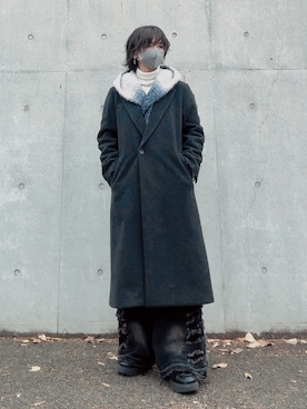 「アイテム（ダウンジャケット/コート）」を使った、namiさん（レディース・155cm）の秋コーディネート