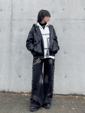 「アイテム（アクセサリー）」を使った、namiさん（レディース・155cm）の秋コーディネート