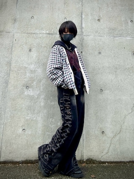 「アイテム（アクセサリー）」を使った、namiさん（レディース・155cm・20代）の秋コーディネート