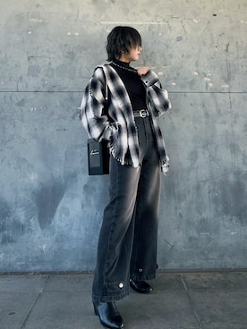 「Lui's（ルイス）のアイテム」を使った、namiさん（レディース・155cm）の冬コーディネート